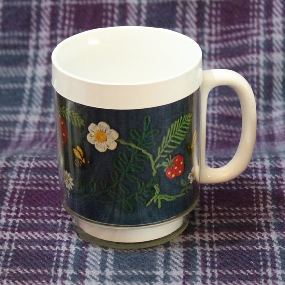 Vintage Thermo-Serv Coffee Mugs Set of Five Mushrooms and more - Picture 2 of 11